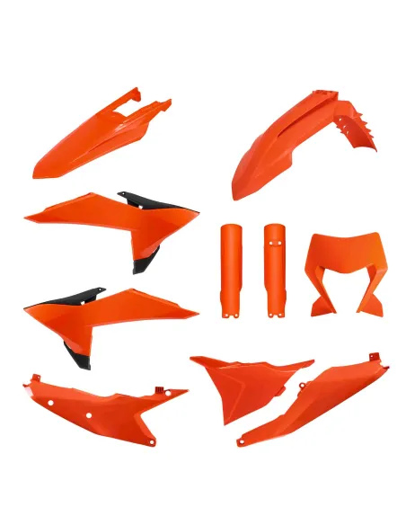 KIT PLASTICOS POLISPORT KTM EXC/EXC-F 2026 NARANJA