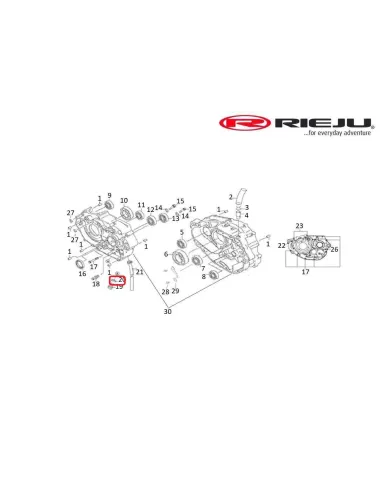 ARANDELA TAPON VACIADO ACEITE RIEJU AVENTURA RALLY 307