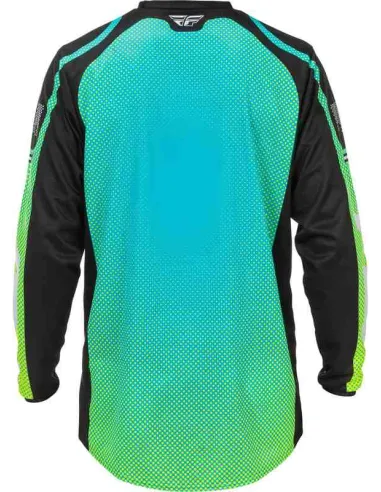 OUTLET CAMISETA FLY RACING F-16 AQUA NEGRA - TALLA: S