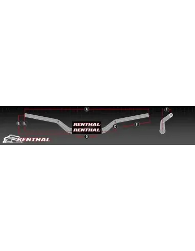 MANILLAR RENTHAL TWIN WALL 996 VILLOPOTO/STEWART AZUL