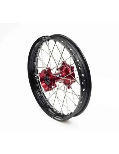RUEDA COMPLETA TRASERA RFX 18x2.15 FANTIC XX 125/250 22-26 XXF 250/450 22-26 XX 125 2021 NEGRA ROJA