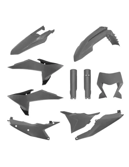 KIT PLASTICOS POLISPORT KTM EXC/EXC-F 2026 GRIS