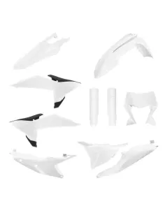KIT PLASTICOS POLISPORT KTM EXC/EXC-F 2026 BLANCOS
