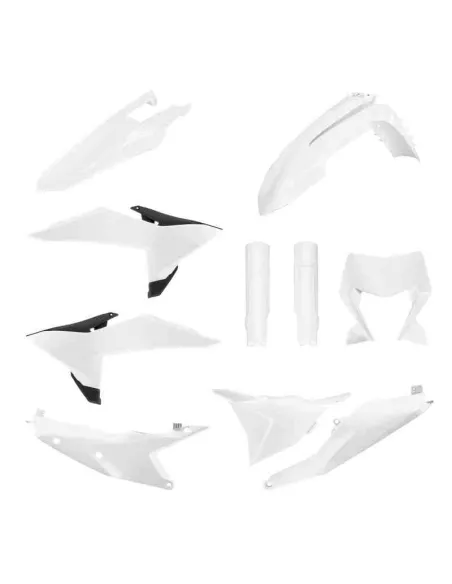 KIT PLASTICOS POLISPORT KTM EXC/EXC-F 2026 BLANCOS