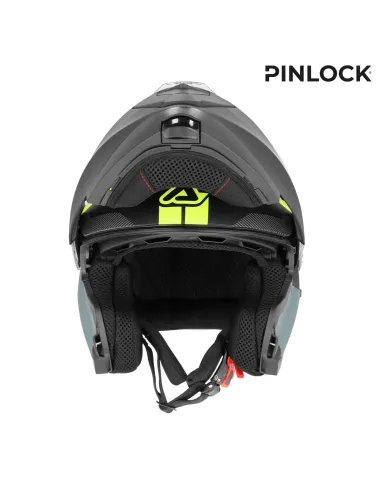 CASCO MODULAR ACERBIS SEREL NEGRO AMARILLO FLUOR