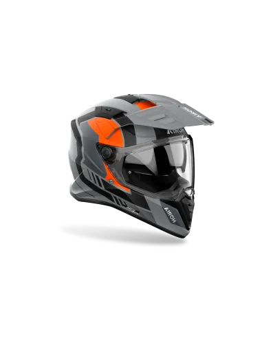 CASCO AIROH BANDIT HORN NARANJA MATE