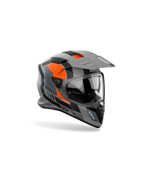 CASCO AIROH BANDIT HORN NARANJA MATE
