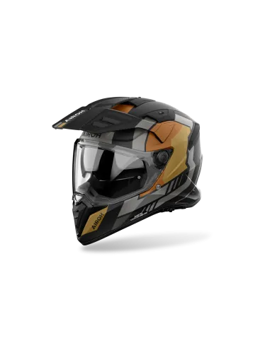 CASCO AIROH BANDIT HORN ORO MATE