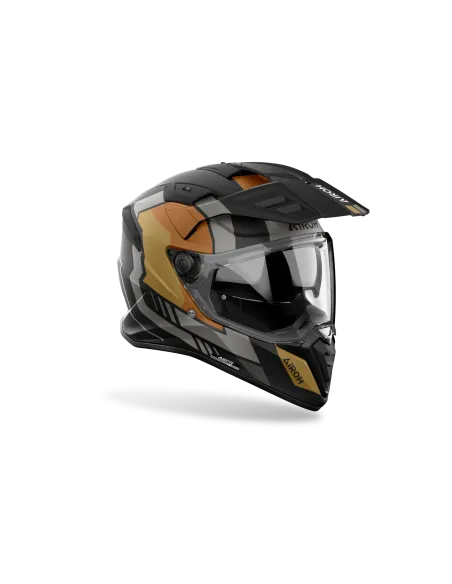 CASCO AIROH BANDIT HORN ORO MATE