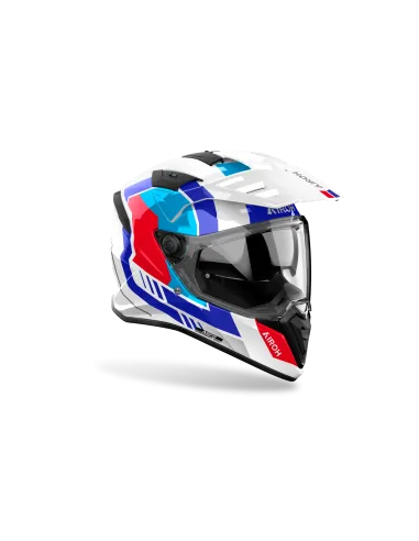CASCO AIROH BANDIT HORN BLANCO GLOSS