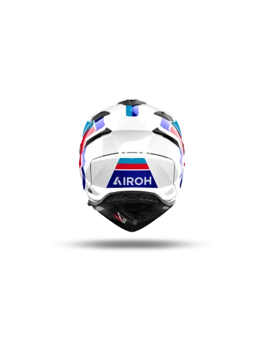 CASCO AIROH BANDIT HORN BLANCO GLOSS