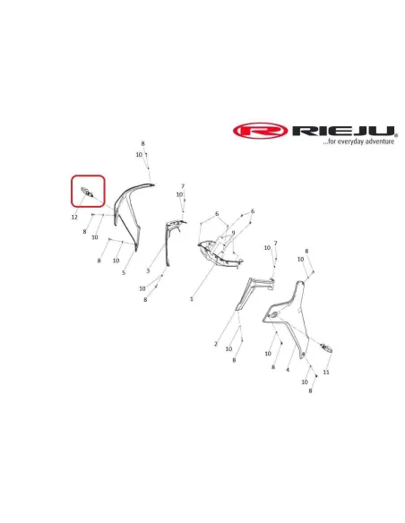 INTERMITENTE DELANTERO RH RIEJU AVENTURA RALLY 307