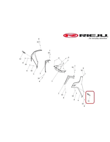 INTERMITENTE DELANTERO LH RIEJU AVENTURA RALLY 307