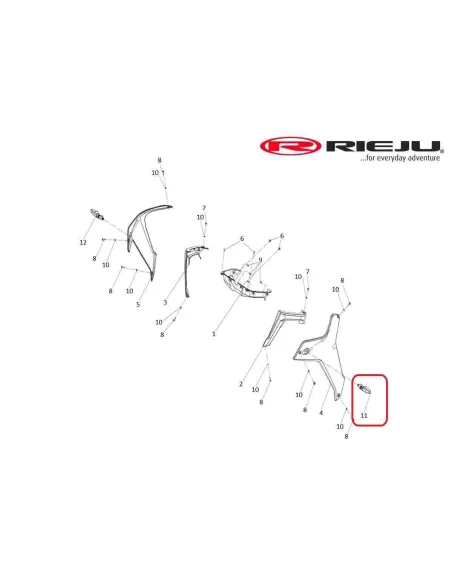 INTERMITENTE DELANTERO LH RIEJU AVENTURA RALLY 307