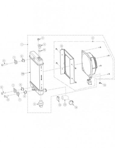 CASQ.ALUMINIO SILENBLOCK FIJ.RAD.