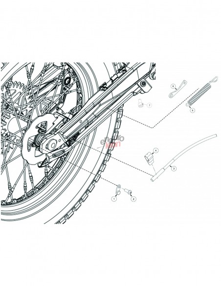 EXCENTRICA CABALLETE TRIAL HOMOL.