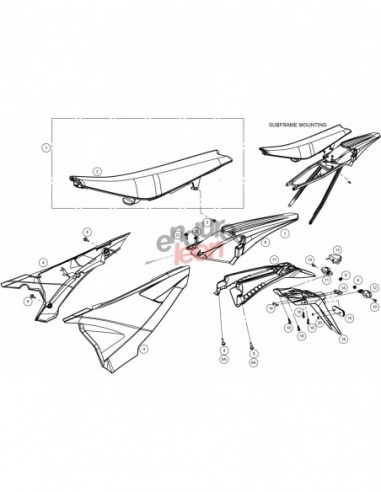 TORNILLO DEPÓSITO - SILLÍN Ø6x23 (EJOT ref. 05100519)