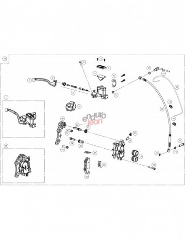 KIT PISTON FRENO A 113-MK1-GAS