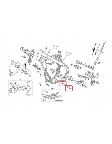 TORNILLO MOTOR 10X118 GAS GAS