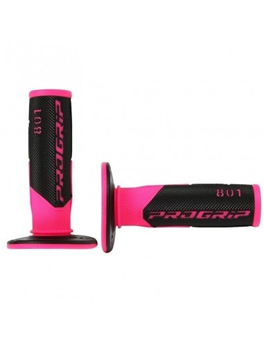 PUÑOS PROGRIP DOBLE COMPUESTO 801 NEGRO FUXIA FLUOR