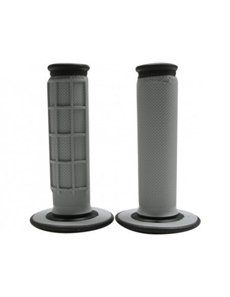 PUÑOS RENTHAL DUAL HALF WAFFLE MEDIUM GRIS