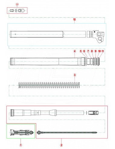 TAPON REGULACION EXTENSION SUSPENSION KAYABA ENDURO