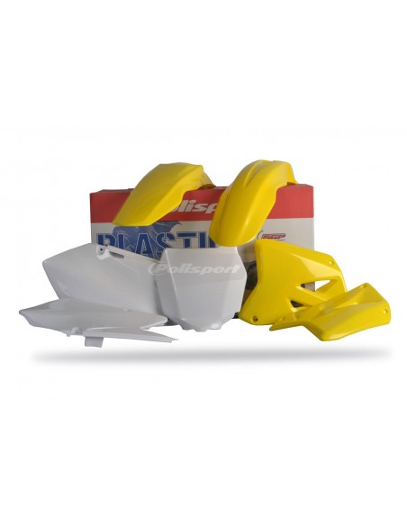 KIT PLASTICOS POLISPORT SUZUKI RM 125/250 01-08 - COLOR: ORIGINAL