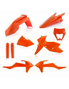 KIT PLASTICOS ACERBIS FULL KTM EXC/EXCF 17-19 NARANJA