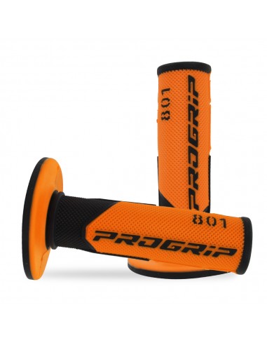 PUÑOS PROGRIP DOBLE COMPUESTO 801 NEGRO NARANJA