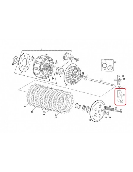 CONJUNTO BOMBIN DE EMBRAGUE GAS GAS ENDURO 2013 405.00.006C