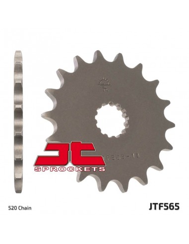PIÑON JT YAMAHA YZ 250 99-19  YZ/WR 400/426/450F 98-19 KAWASAKI KX 250 99-08 KLX 300 03-07