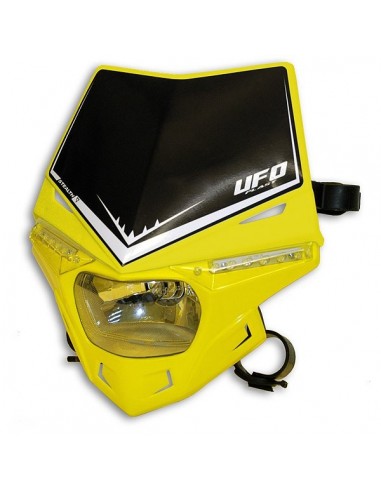 PORTAFARO UFO STEALTH MONOCOLOR AMARILLO (HOMOLOGADO)