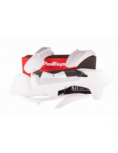 KIT PLASTICOS POLISPORT KTM SX/SX-F 13-15 XC/XCF 13-15 BLANCOS