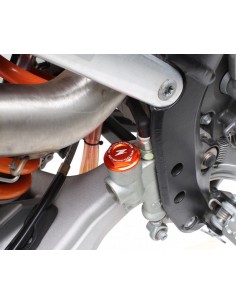 TAPA DEPOSITO BOMBA DE FRENO TRASERO KTM 125-530 04-18 NARANJA 2