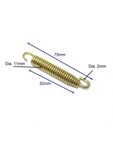 KIT MUELLES DE ESCAPE 75MM PACK 4 UNIDADES