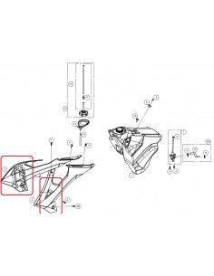 KIT TAPAS RADIADOR SIN ADHESIVO GAS GAS EC 18- BLANCAS