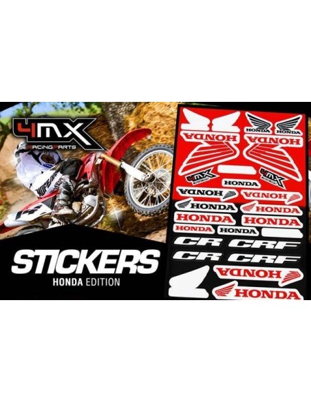 HOJA DE ADHESIVOS 4MX HONDA