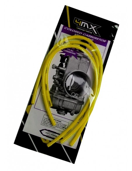 KIT TUBOS CARBURADOR 4MX 4 TIEMPOS AMARILLO