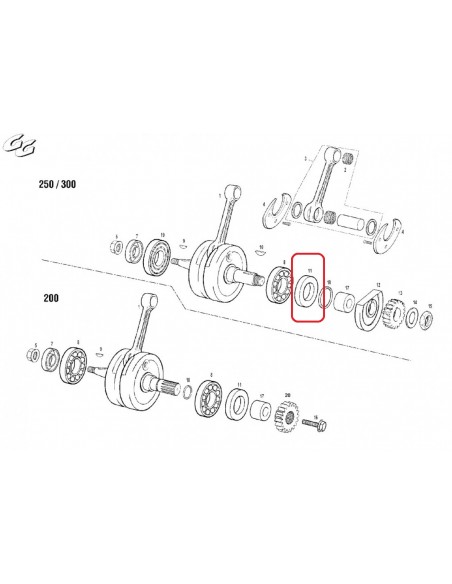 RETEN LADO DERECHO CIGUEÑAL GAS GAS 30X52X8 RETEN LADO DERECHO CIGUEÑAL GAS GAS 30X52X8