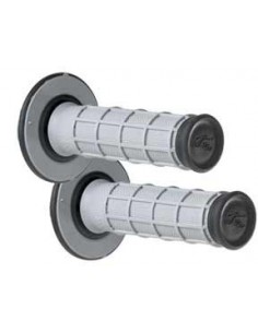 PUÑOS RENTHAL DUAL HALF WAFFLE MEDIUM GRIS-NEGRO