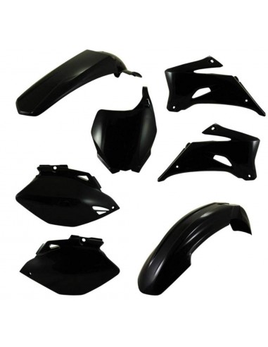 KIT PLASTICOS POLISPORT YAMAHA YZ 250F/450F 06-09 NEGROS