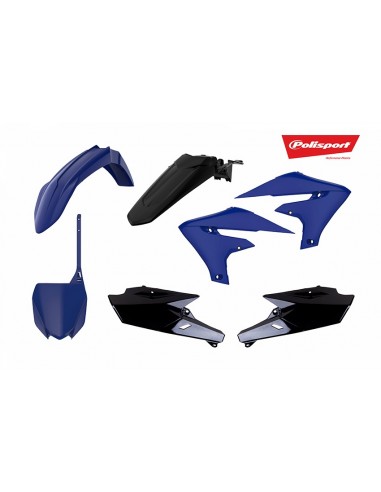 KIT PLASTICOS POLISPORT YAMAHA YZ 250F 14-18 YZ 450F 14-17 AZUL-NEGRO