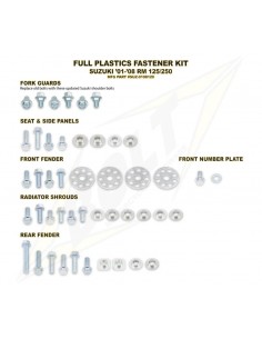 KIT TORNILLERIA BOLT SUJECCION DE PLASTICOS SUZUKI RM 125/250 01-08
