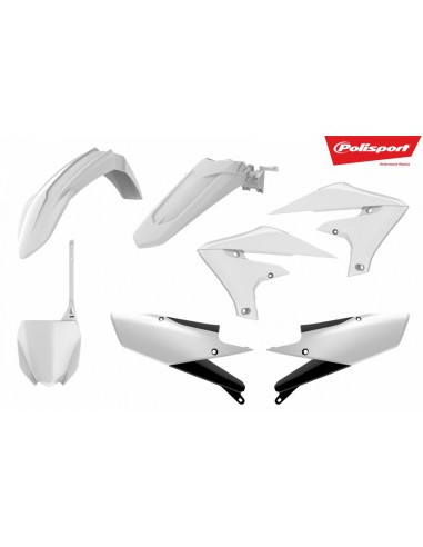 KIT PLASTICOS POLISPORT YAMAHA YZ 250F 2019 YZ 450F 18-19 BLANCOS