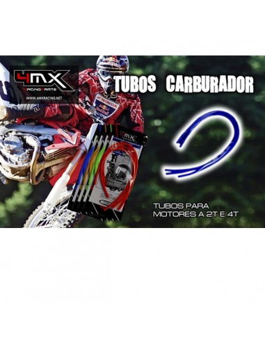 KIT TUBOS CARBURADOR 4MX 2 TIEMPOS VERDES