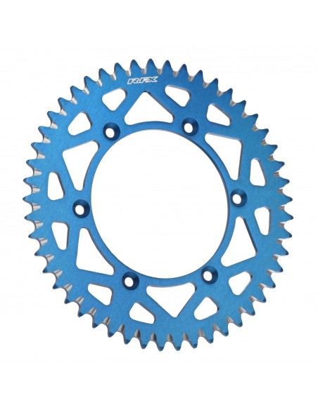 CORONA DE ALUMINIO 4MX SUZUKI RM/RMZ EXCEPTO RMZ 250 04-06 AZUL - 48 DIENTES