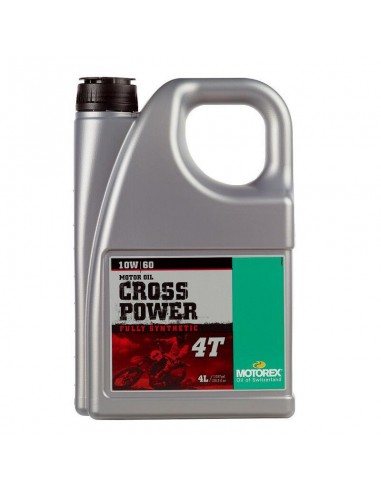 ACEITE MOTOREX CROSS POWER 4T 10W60 - 4 LITROS