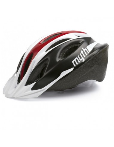 OUTLET CASCO BICI POLISPORT MYTH NEGRO-ROJO