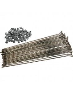 JUEGO DE RADIOS Y CABECILLAS HONDA CR/CRF 89-14 LLANTA 18