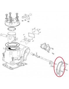 JUNTA TAPA VALVULA ESCAPE DERECHA GAS GAS 125
